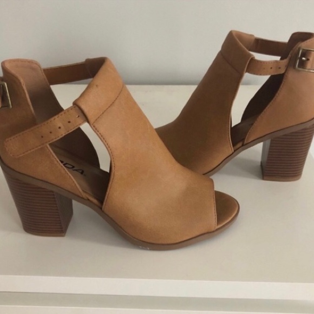 Soda Peep Toe Booties